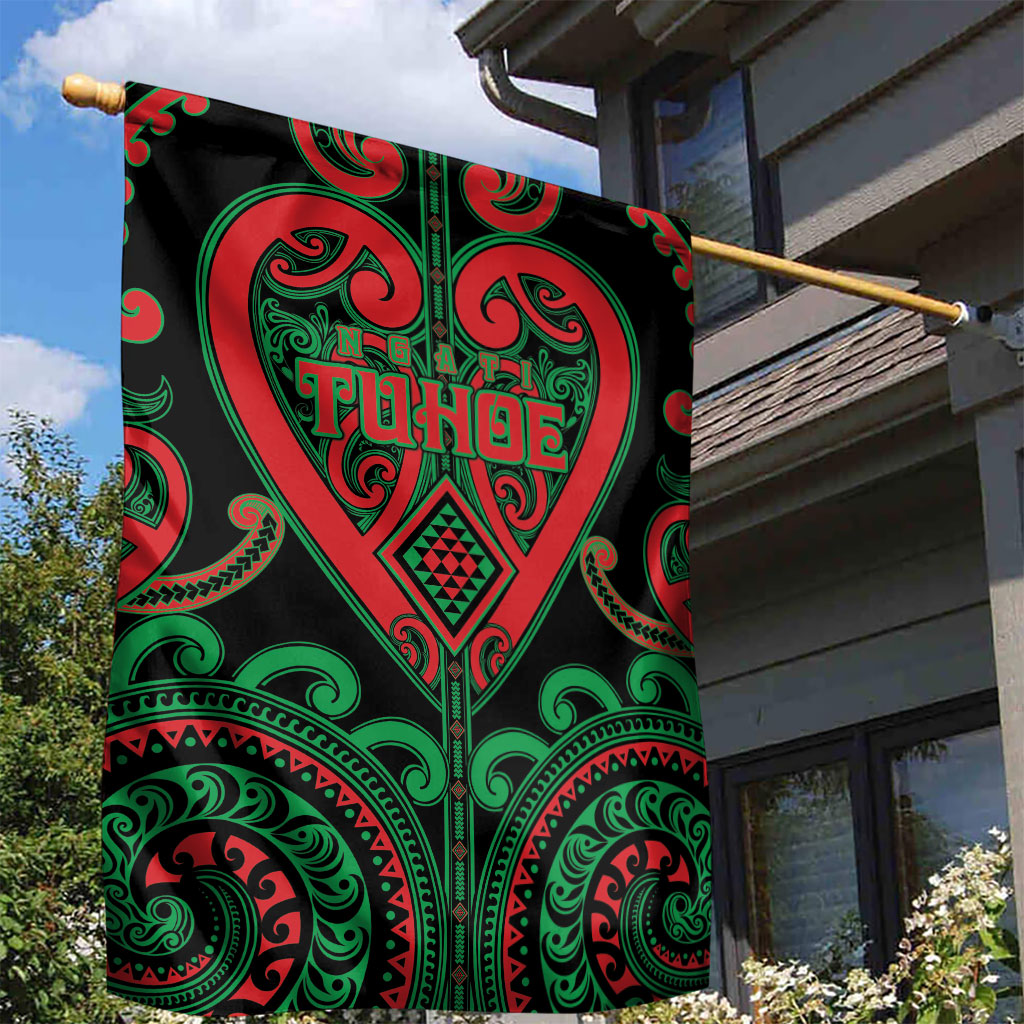 Aotearoa Ngai Tuhoe Garden Flag Maori Tribal Pattern