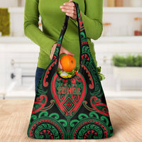 Aotearoa Ngai Tuhoe Grocery Bag Maori Tribal Pattern