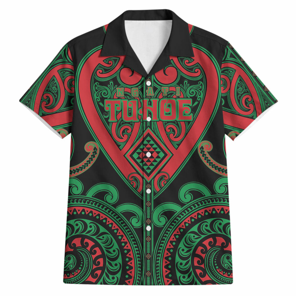 Custom Aotearoa Ngai Tuhoe Hawaiian Shirt Maori Tribal Pattern