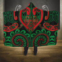 Aotearoa Ngai Tuhoe Hooded Blanket Maori Tribal Pattern