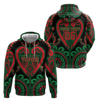 Custom Aotearoa Ngai Tuhoe Hoodie Maori Tribal Pattern