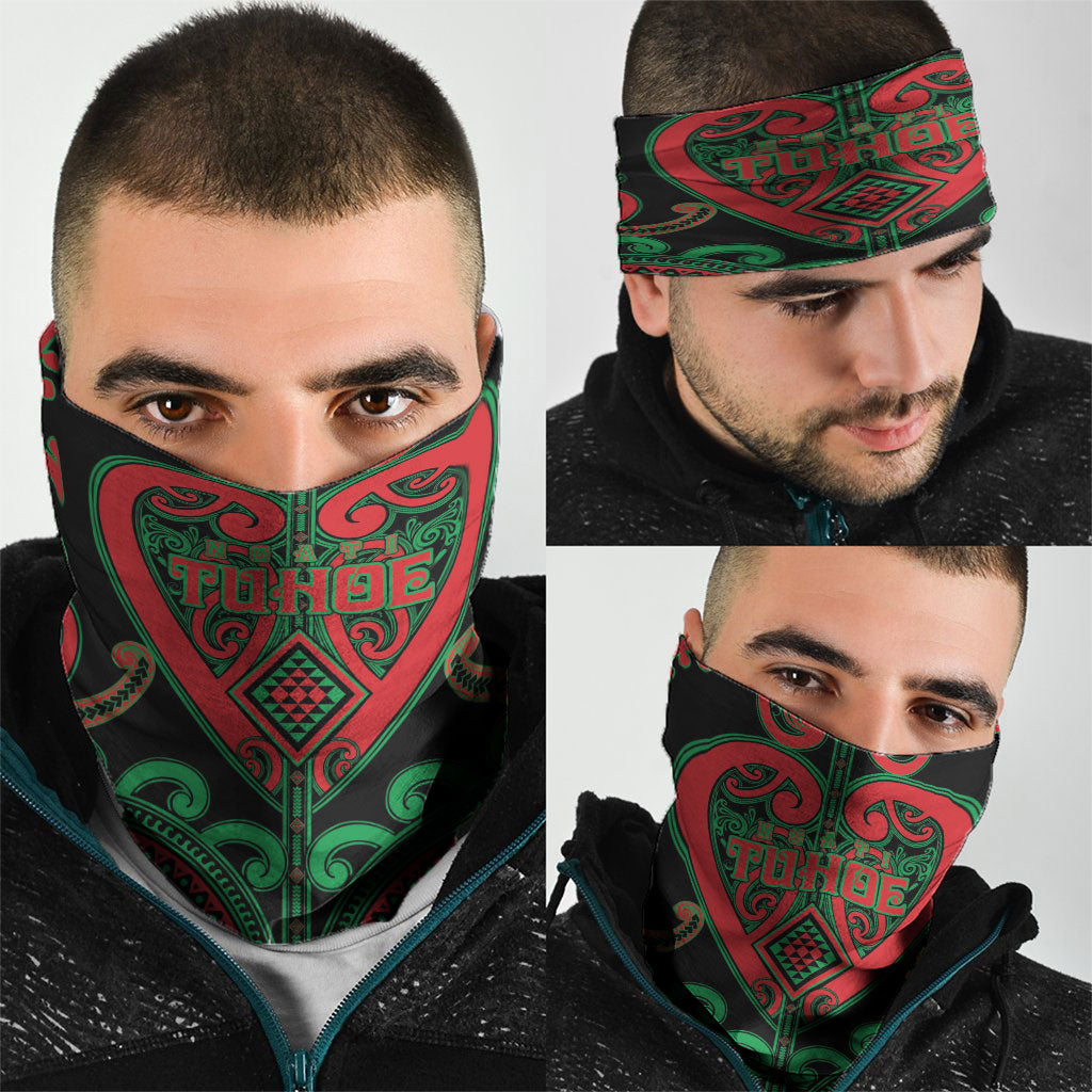 Aotearoa Ngai Tuhoe Neck Gaiter Maori Tribal Pattern