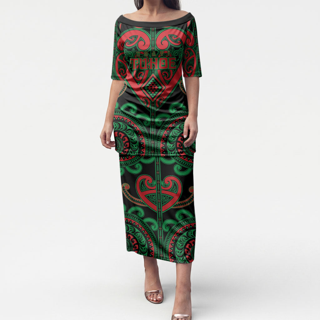 Custom Aotearoa Ngai Tuhoe Puletasi Maori Tribal Pattern