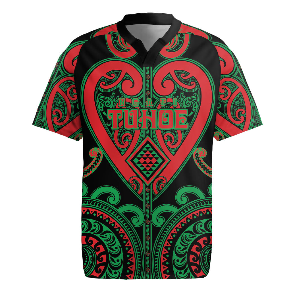 Custom Aotearoa Ngai Tuhoe Rugby Jersey Maori Tribal Pattern