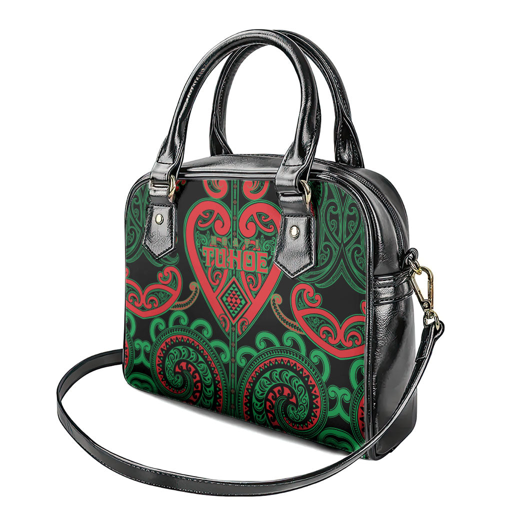 Aotearoa Ngai Tuhoe Shoulder Handbag Maori Tribal Pattern