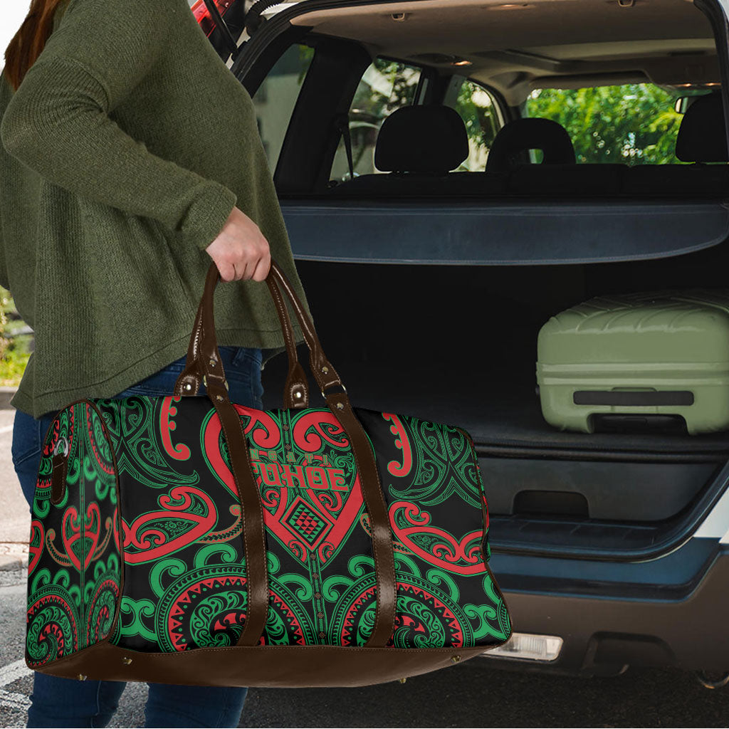 Aotearoa Ngai Tuhoe Travel Bag Maori Tribal Pattern