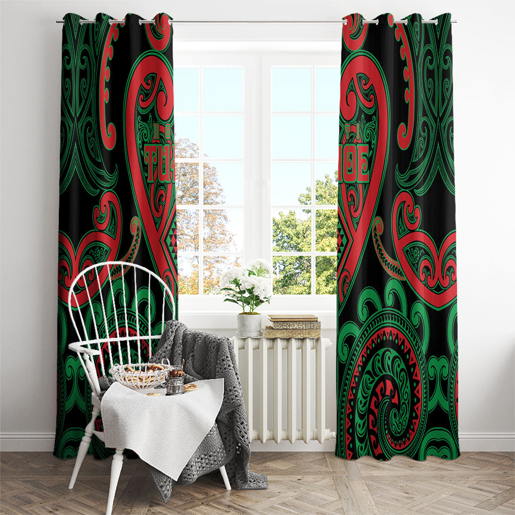 Aotearoa Ngai Tuhoe Window Curtain Maori Tribal Pattern
