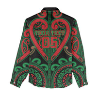 Custom Aotearoa Ngai Tuhoe Women Casual Shirt Maori Tribal Pattern