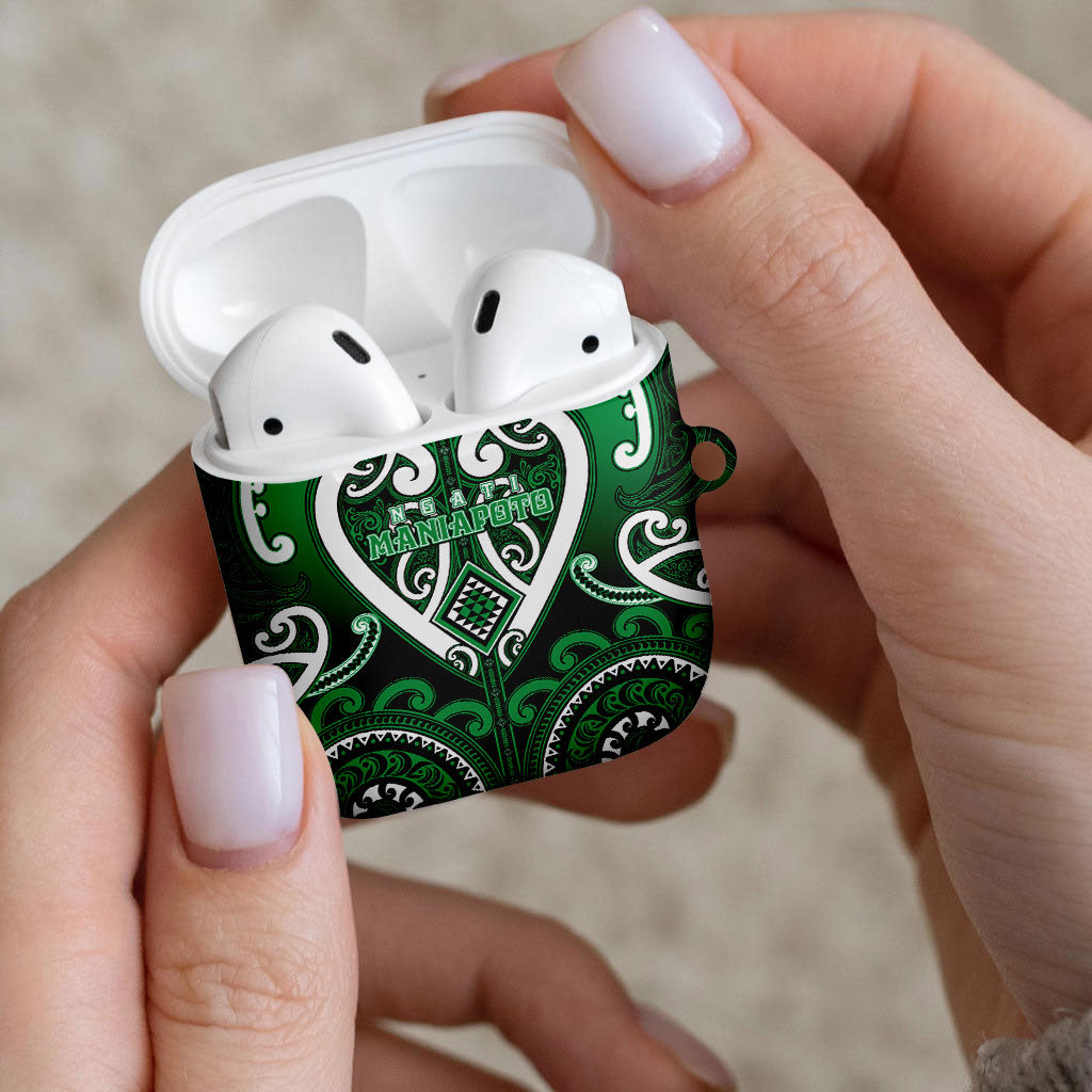 Aotearoa Ngati Maniapoto AirPods Case Maori Tribal Pattern
