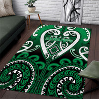Aotearoa Ngati Maniapoto Area Rug Maori Tribal Pattern