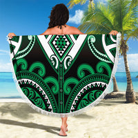 Aotearoa Ngati Maniapoto Beach Blanket Maori Tribal Pattern