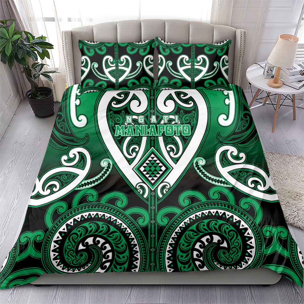 Aotearoa Ngati Maniapoto Bedding Set Maori Tribal Pattern