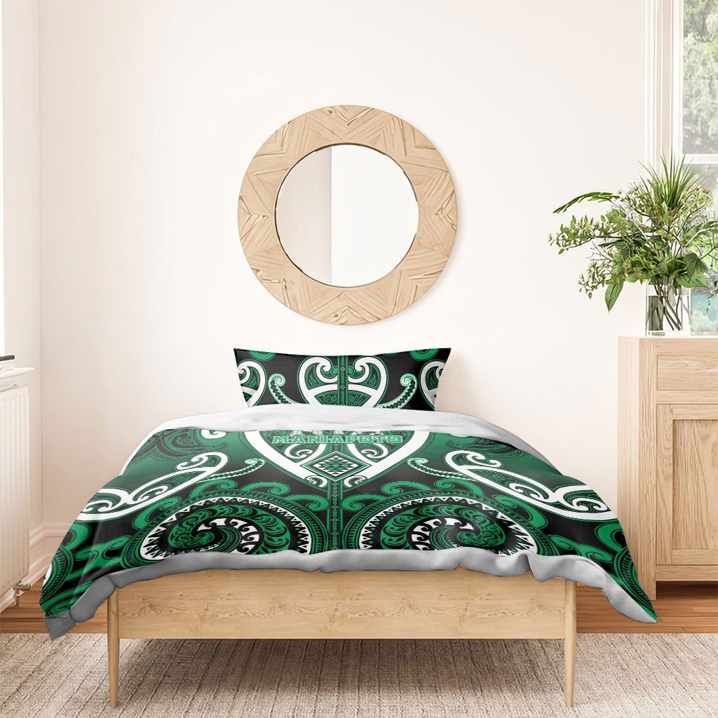 Aotearoa Ngati Maniapoto Bedding Set Maori Tribal Pattern