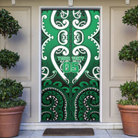 Custom Aotearoa Ngati Maniapoto Door Cover Maori Tribal Pattern