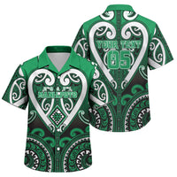 Custom Aotearoa Ngati Maniapoto Family Matching Puletasi and Hawaiian Shirt Maori Tribal Pattern
