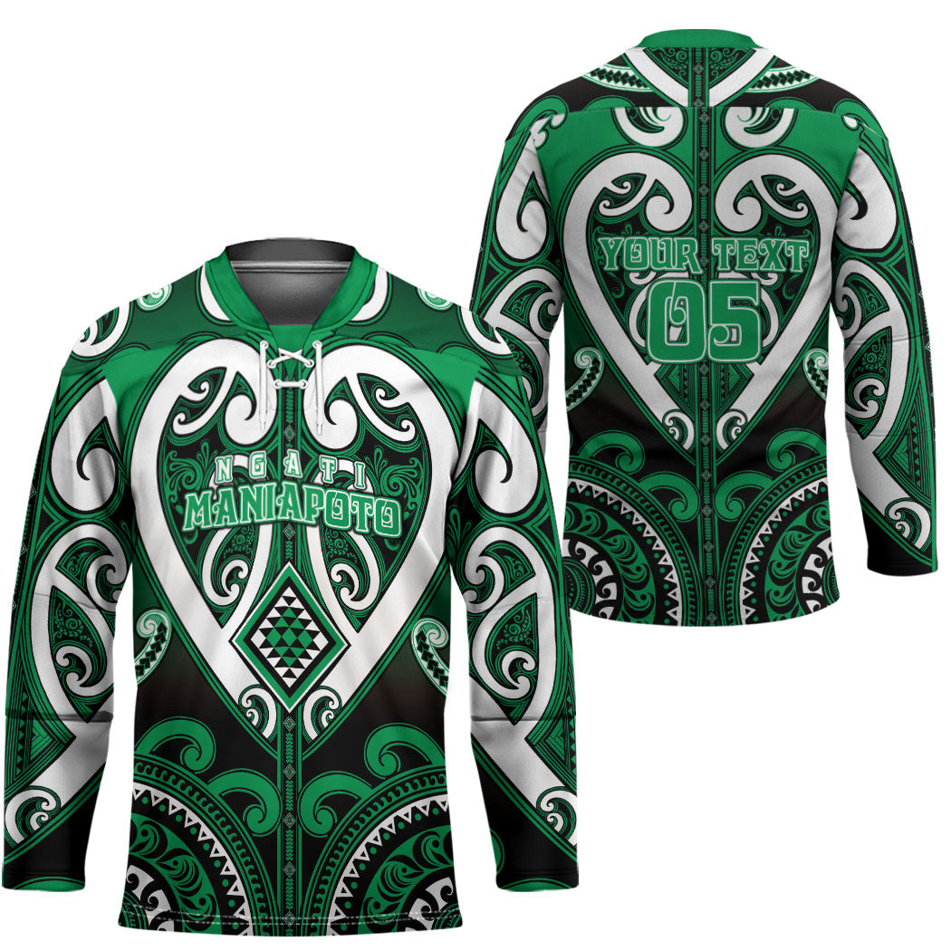 Custom Aotearoa Ngati Maniapoto Hockey Jersey Maori Tribal Pattern