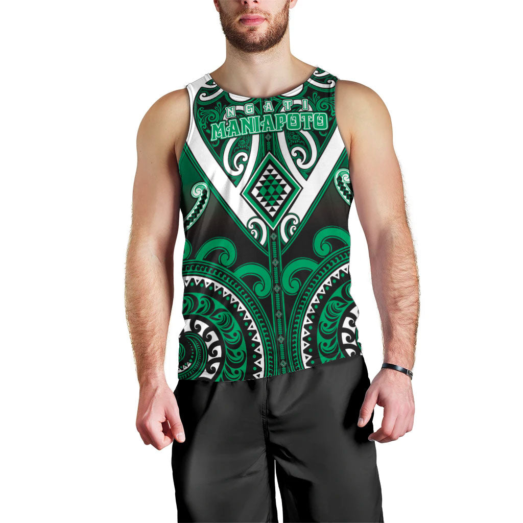Custom Aotearoa Ngati Maniapoto Men Tank Top Maori Tribal Pattern
