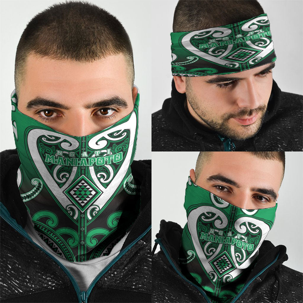 Aotearoa Ngati Maniapoto Neck Gaiter Maori Tribal Pattern