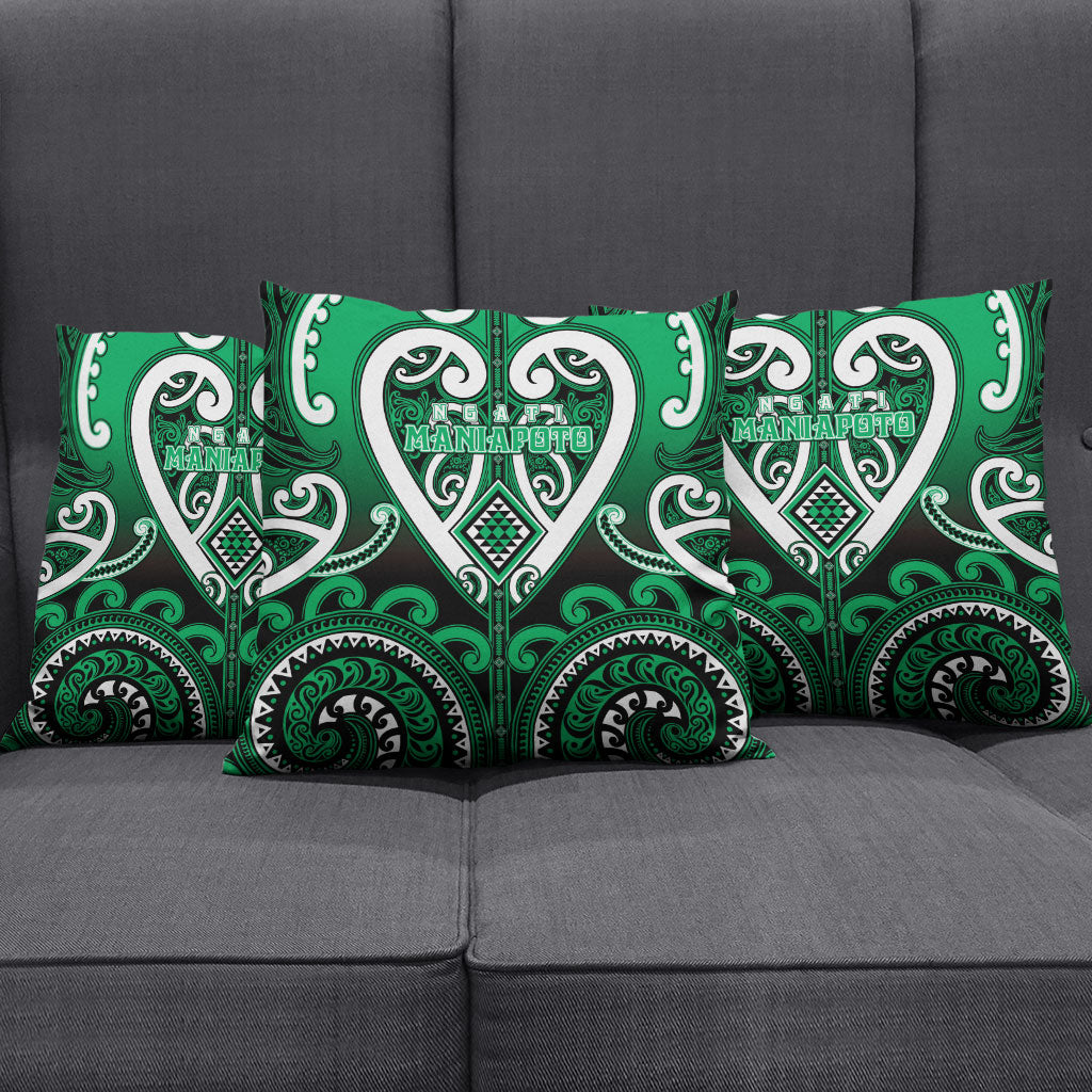 Aotearoa Ngati Maniapoto Pillow Cover Maori Tribal Pattern