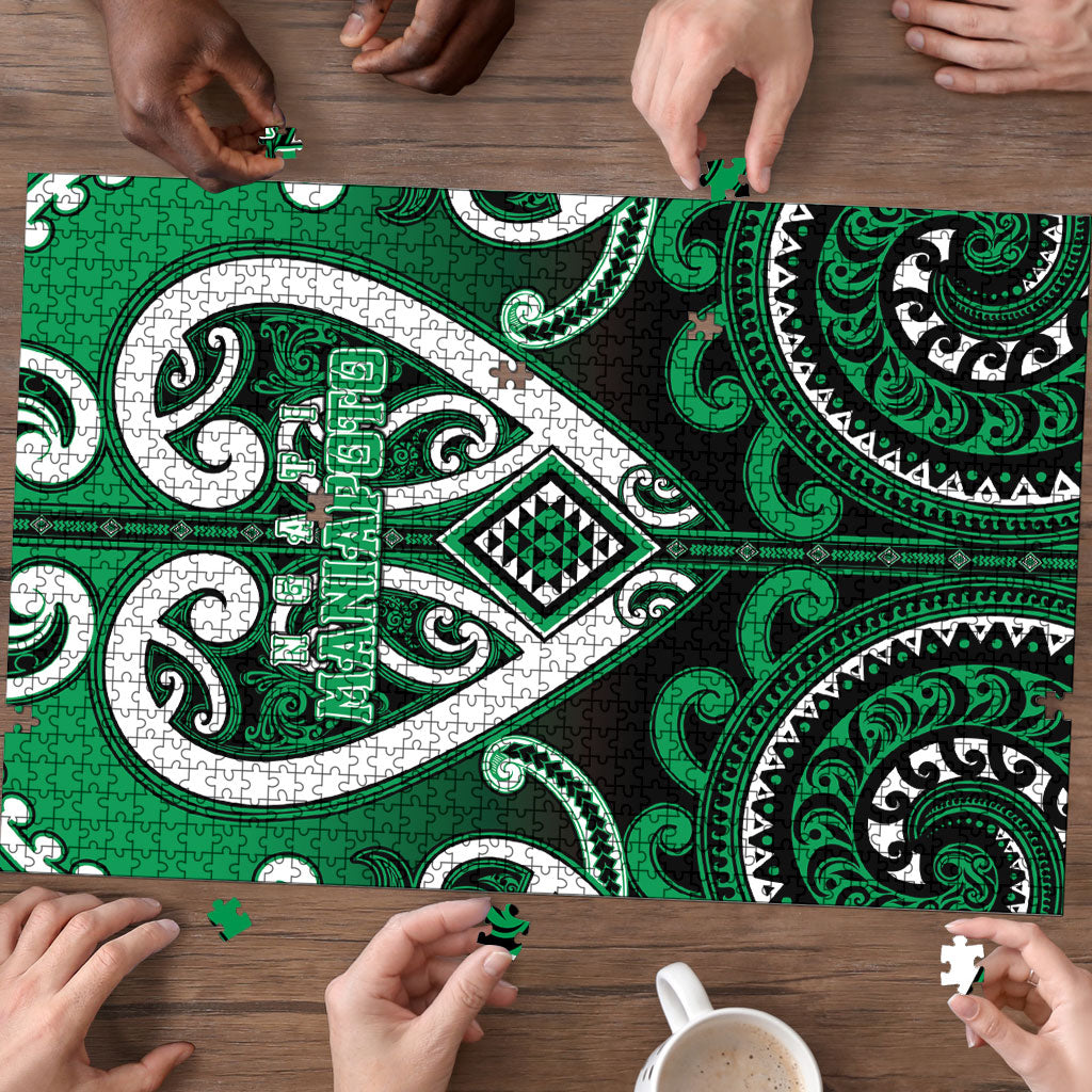 Aotearoa Ngati Maniapoto Puzzle Maori Tribal Pattern