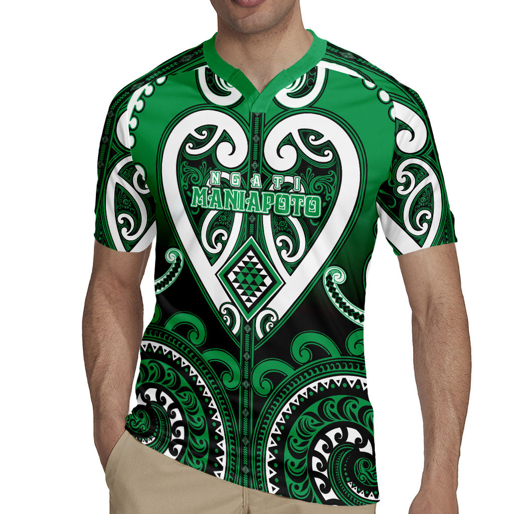 Custom Aotearoa Ngati Maniapoto Rugby Jersey Maori Tribal Pattern