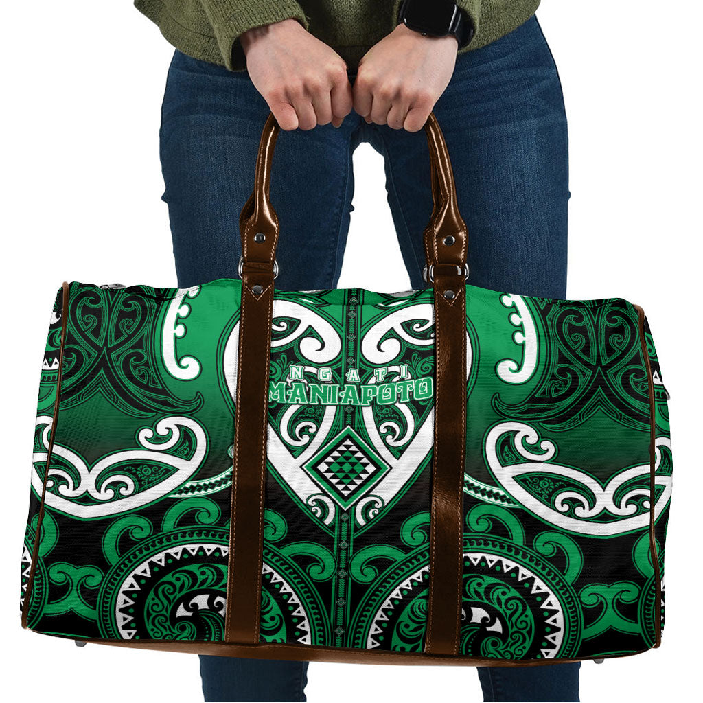 Aotearoa Ngati Maniapoto Travel Bag Maori Tribal Pattern