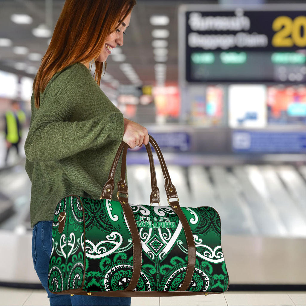 Aotearoa Ngati Maniapoto Travel Bag Maori Tribal Pattern