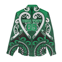 Custom Aotearoa Ngati Maniapoto Women Casual Shirt Maori Tribal Pattern