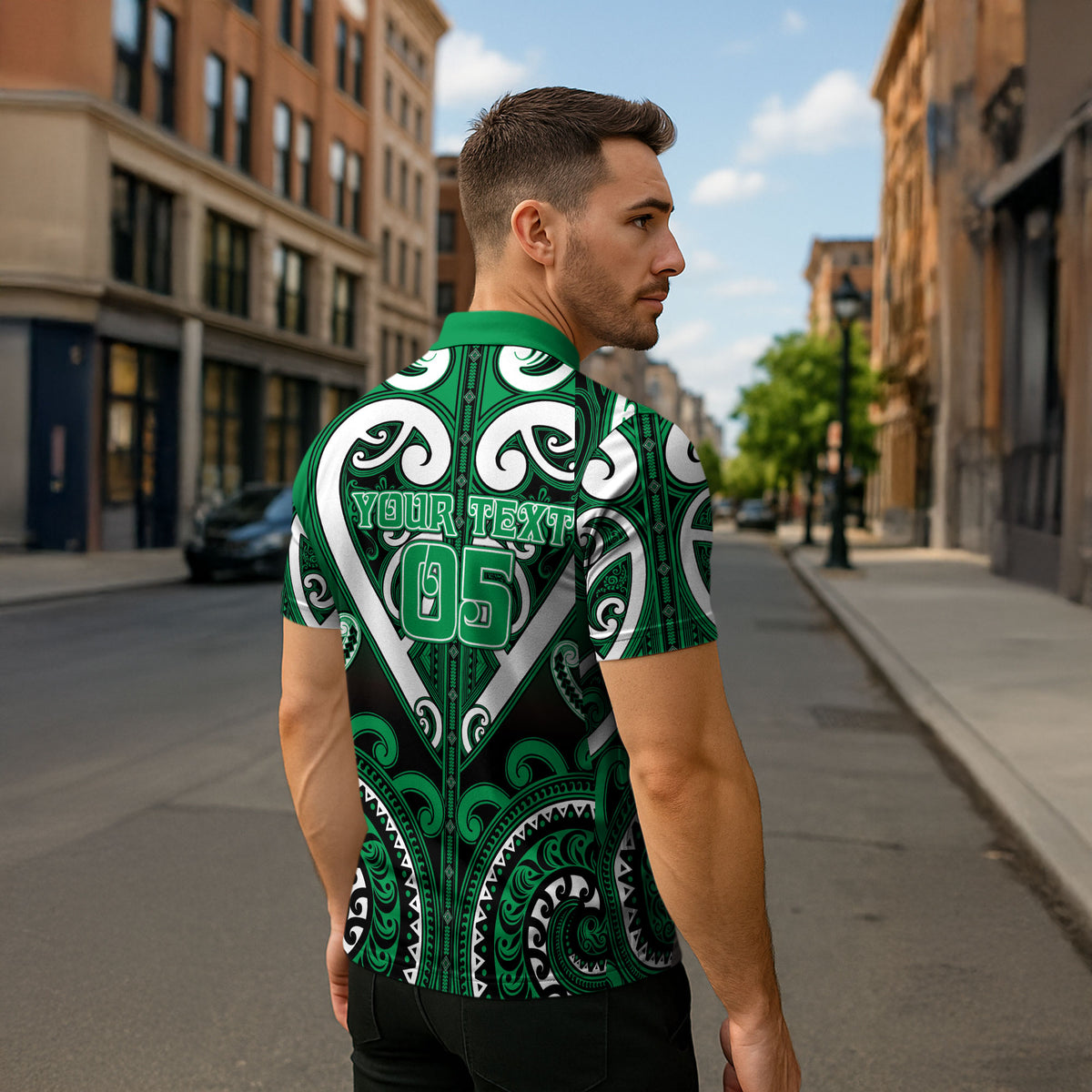 Custom Aotearoa Ngati Maniapoto Zipper Polo Shirt Maori Tribal Pattern