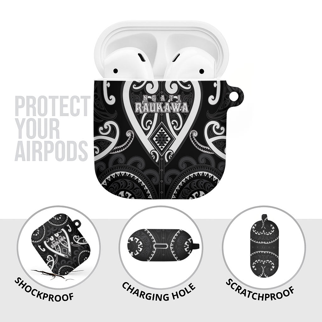 Aotearoa Ngati Raukawa AirPods Case Maori Tribal Pattern