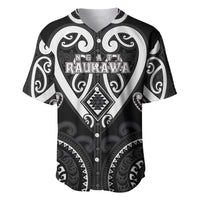 Custom Aotearoa Ngati Raukawa Baseball Jersey Maori Tribal Pattern