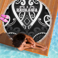 Aotearoa Ngati Raukawa Beach Blanket Maori Tribal Pattern