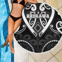 Aotearoa Ngati Raukawa Beach Blanket Maori Tribal Pattern