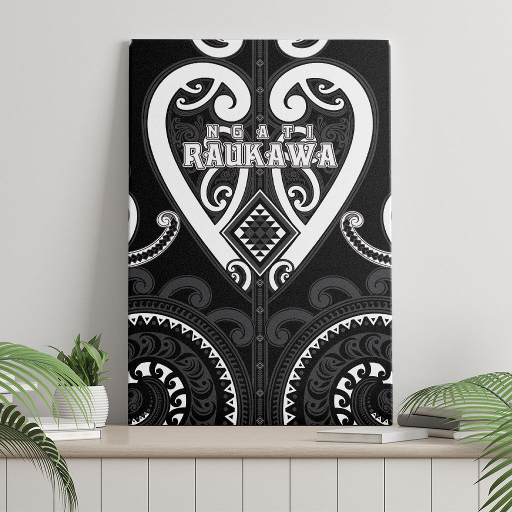 Aotearoa Ngati Raukawa Canvas Wall Art Maori Tribal Pattern