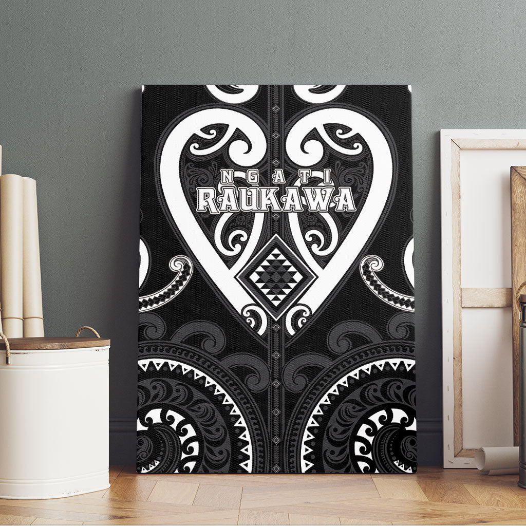 Aotearoa Ngati Raukawa Canvas Wall Art Maori Tribal Pattern