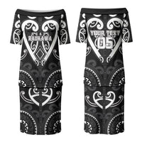 Custom Aotearoa Ngati Raukawa Couples Matching Puletasi and Long Sleeve Button Shirt Maori Tribal Pattern