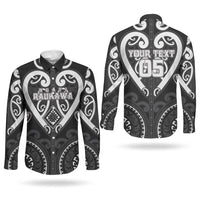 Custom Aotearoa Ngati Raukawa Couples Matching Summer Maxi Dress and Long Sleeve Button Shirt Maori Tribal Pattern