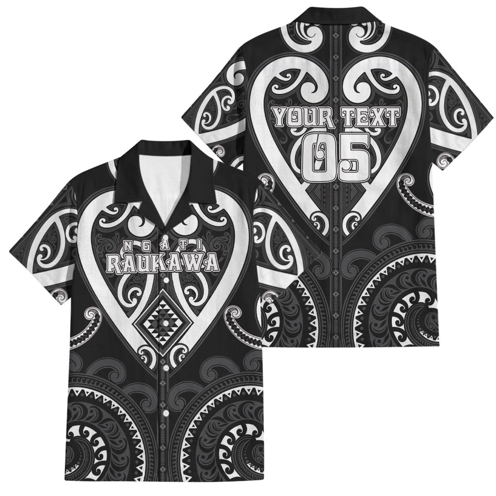 Custom Aotearoa Ngati Raukawa Family Matching Tank Maxi Dress and Hawaiian Shirt Maori Tribal Pattern
