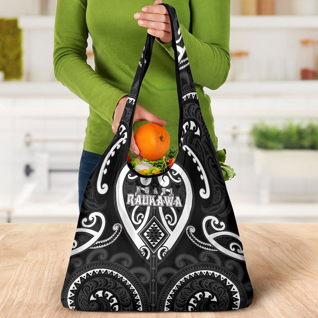 Aotearoa Ngati Raukawa Grocery Bag Maori Tribal Pattern