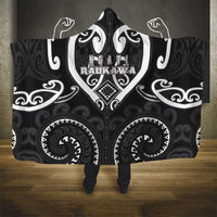 Aotearoa Ngati Raukawa Hooded Blanket Maori Tribal Pattern