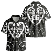 Custom Aotearoa Ngati Raukawa Kid Hawaiian Shirt Maori Tribal Pattern