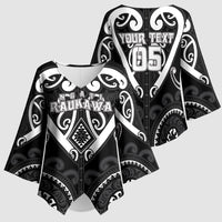 Custom Aotearoa Ngati Raukawa Kimono Sleeve Blouse Maori Tribal Pattern