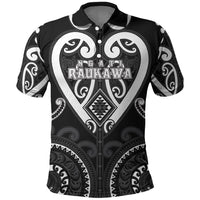 Custom Aotearoa Ngati Raukawa Polo Shirt Maori Tribal Pattern