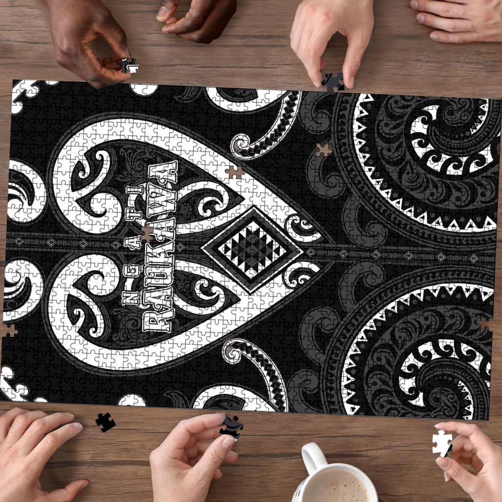 Aotearoa Ngati Raukawa Puzzle Maori Tribal Pattern