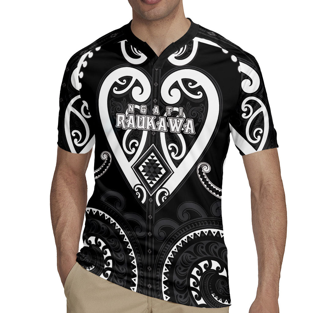 Custom Aotearoa Ngati Raukawa Rugby Jersey Maori Tribal Pattern