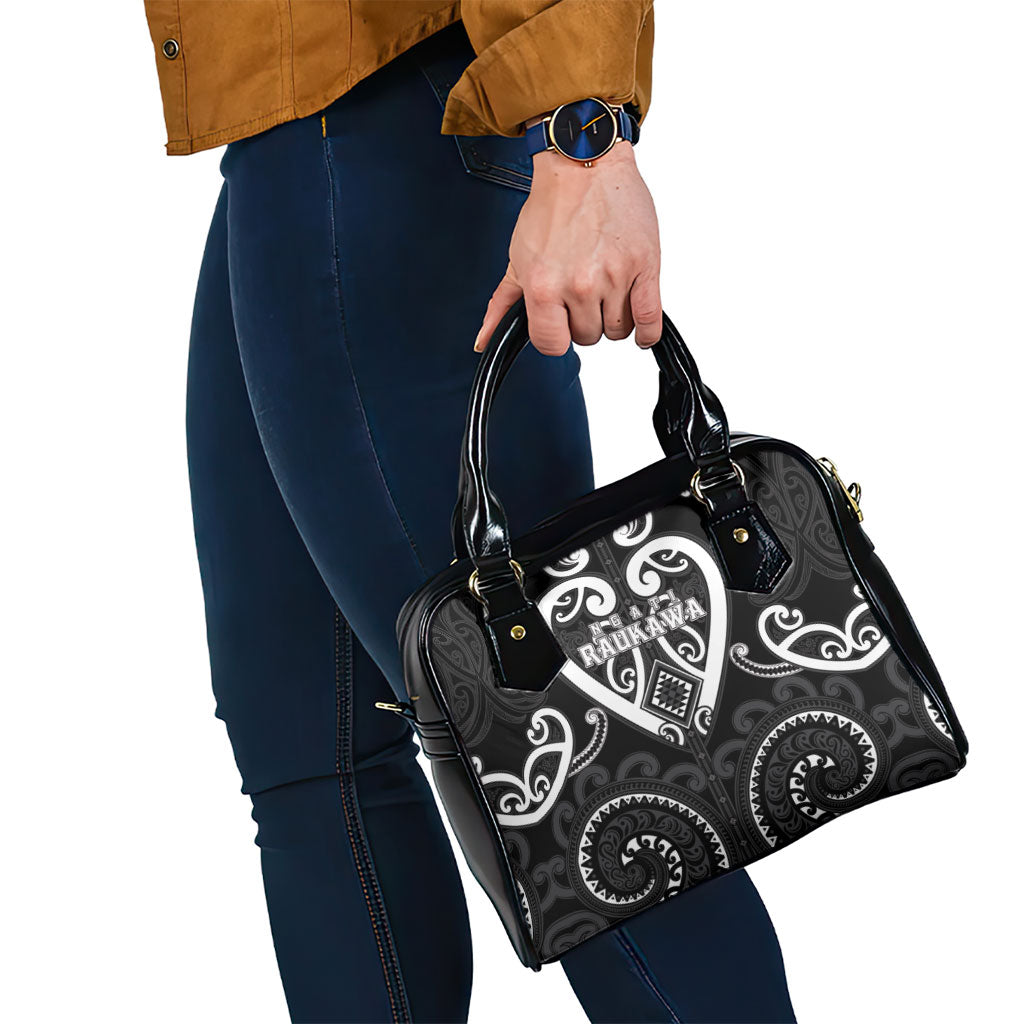 Aotearoa Ngati Raukawa Shoulder Handbag Maori Tribal Pattern