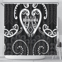 Aotearoa Ngati Raukawa Shower Curtain Maori Tribal Pattern