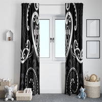 Aotearoa Ngati Raukawa Window Curtain Maori Tribal Pattern