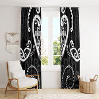Aotearoa Ngati Raukawa Window Curtain Maori Tribal Pattern