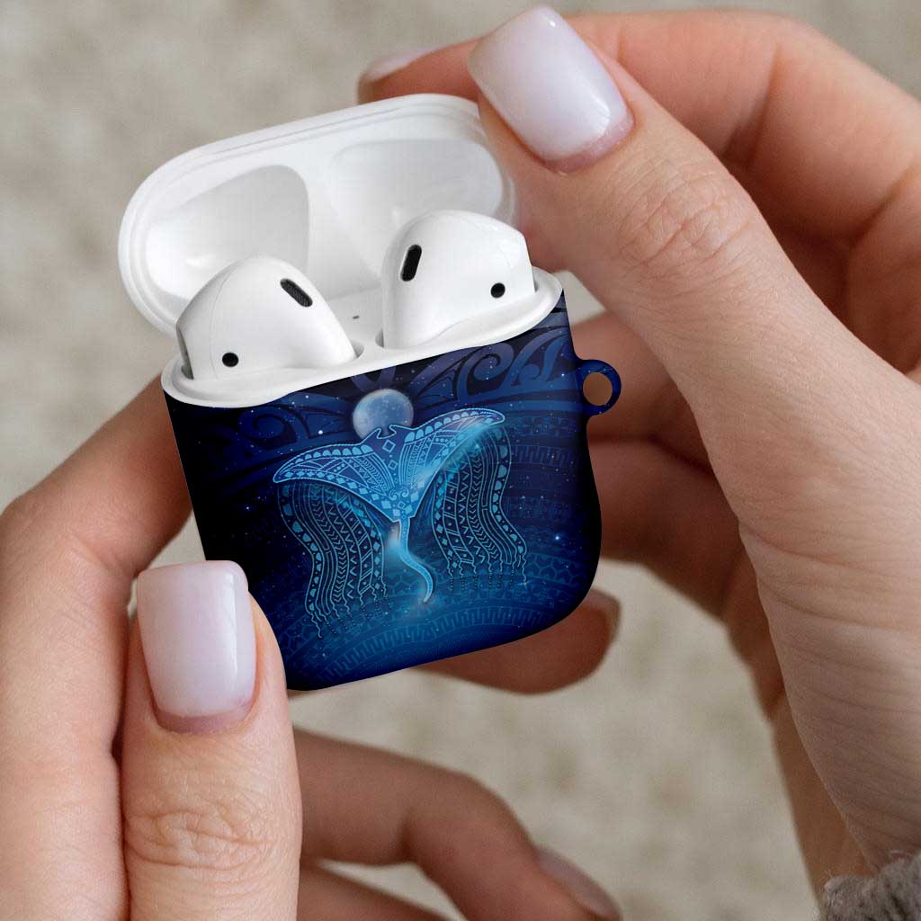 Polynesia Manta Ray AirPods Case Let's The Sea Set You Free - Polynesian Pride